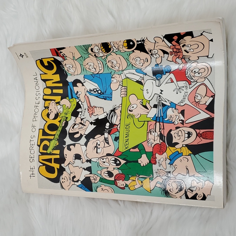 Vintage 1981 The Secrets of Professional Cartooning by Ken Muse Book